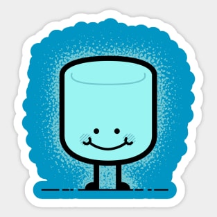 Mr Marshmallow Sticker